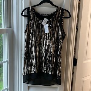 Neiman Marcus sleeveless blouse.